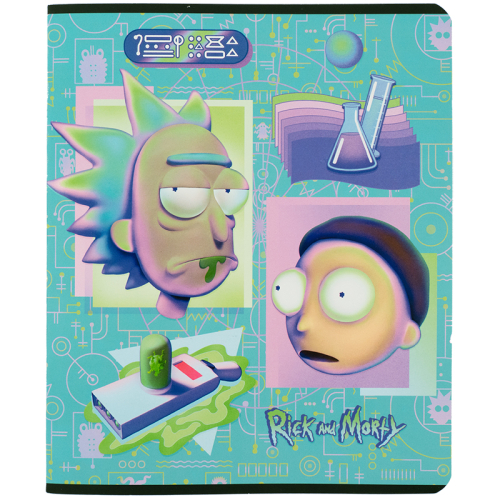 Зошит шкільний Kite Rick and Morty RM23-238, 24 аркуша, клітинка