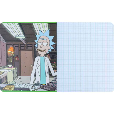 Зошит шкільний Kite Rick and Morty RM24-236, 18 аркушів, клітинка