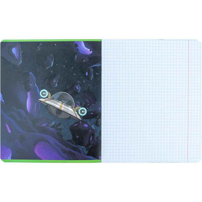 Зошит шкільний Kite Rick and Morty RM24-236, 18 аркушів, клітинка