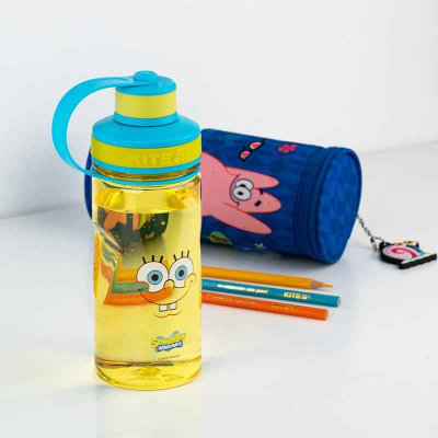 Пляшечка для води Kite Sponge Bob SB25-397, 500 мл, жовта