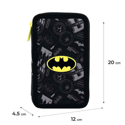 Шкільний набір Kite DC Batman SET_DC25-555S (рюкзак, пенал, сумка)