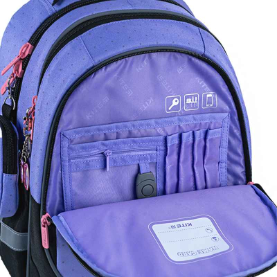 Шкільний набір Kite Kuromi SET_HK24-700M (рюкзак, пенал, сумка)