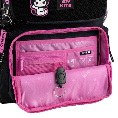 Шкільний набір Kite Kuromi SET_HK25-1022M (рюкзак, пенал, сумка)