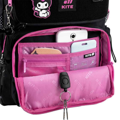 Шкільний набір Kite Kuromi SET_HK25-1022M (рюкзак, пенал, сумка)