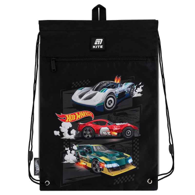 Шкільний набір Kite Hot Wheels SET_HW25-555S (рюкзак, пенал, сумка)