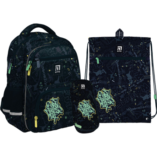 Шкільний Набір Kite Education Born to Win SET_K22-773S-3 рюкзак + пенал + сумка