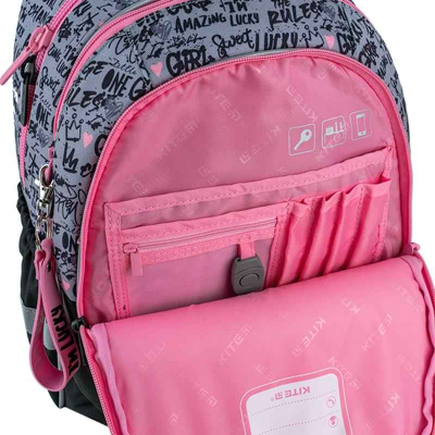 Шкільний набір Kite Lucky Girl SET_K24-700M-2 (рюкзак, пенал, сумка)