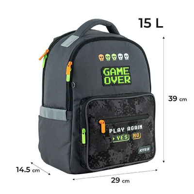 Шкільний набір Kite Game Over SET_K24-770M-4 (рюкзак, пенал, сумка)