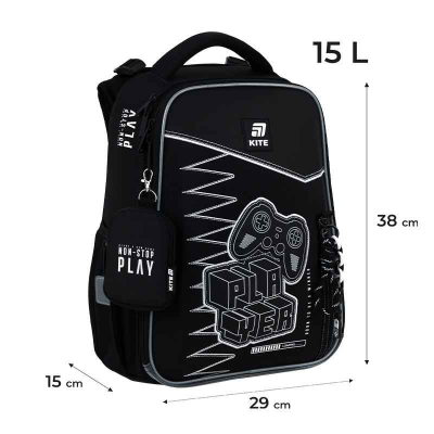 Школьный набор Kite Player SET_K25-531M-3 (рюкзак, пенал, сумка)