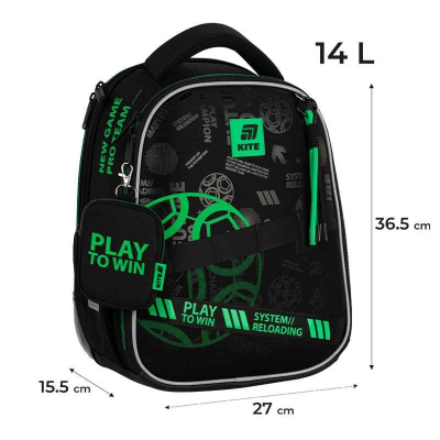 Шкільний набір Kite Play&Win SET_K25-555S-2 (рюкзак, пенал, сумка)