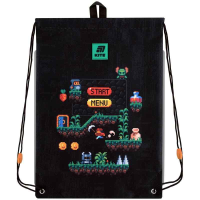 Шкільний набір Kite Pixel Game SET_K25-555S-4 (рюкзак, пенал, сумка)