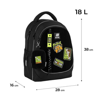 Шкільний набір Kite Gaming Mode SET_K25-700M-5 (рюкзак, пенал, сумка)