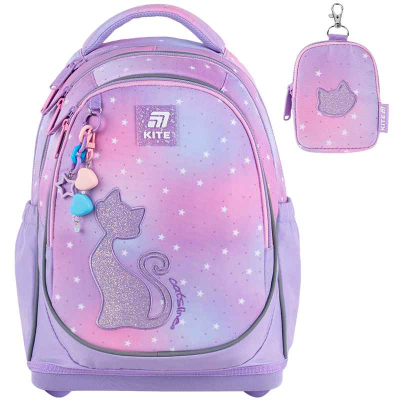 Школьный набор Kite Catsline SET_K25-724S-2 (рюкзак, пенал, сумка)