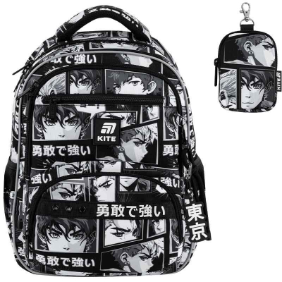 Шкільний набір Kite Anime Boy SET_K25-773M-4 (рюкзак, пенал, сумка)