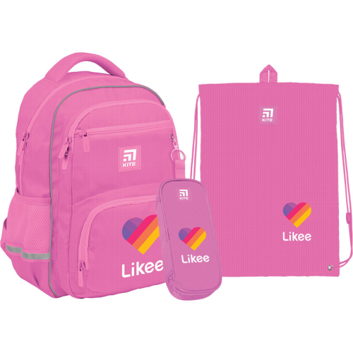 Школьный набор Kite Education Likee SET_LK22-773S рюкзак + пенал + сумка