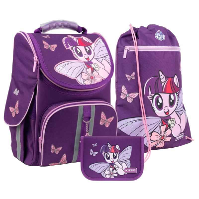 Школьный набор Рюкзак + Пенал + Сумка для обуви Kite Education My Little Pony SET_LP21-501S