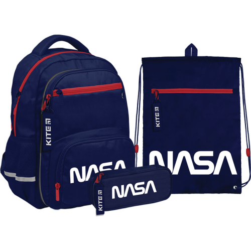 Школьный набор Kite Education NASA SET_NS22-773S рюкзак + пенал + сумка