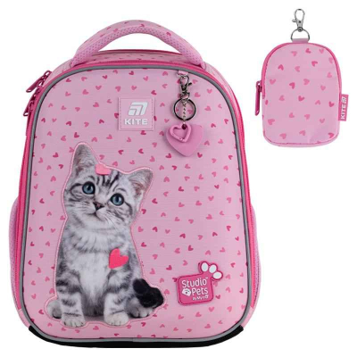 Школьный набор Kite Studio Pets SET_SP25-555S-1 (рюкзак, пенал, сумка)