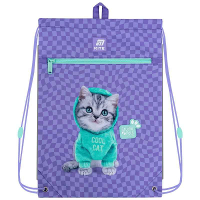 Шкільний набір Kite Studio Pets SET_SP25-555S-2 (рюкзак, пенал, сумка)