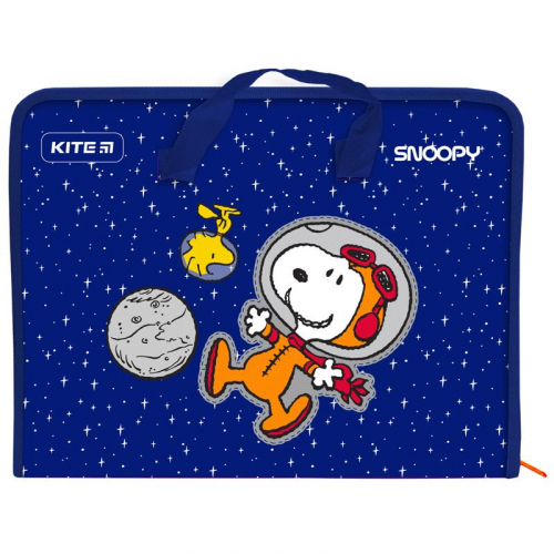 Папка-портфель пластиковая Kite Snoopy sn21-202, А4 на молнии