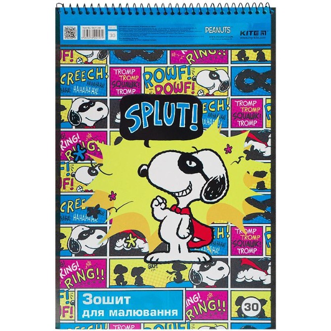 Тетрадь для рисования Snoopy SN21-243, 30 листов