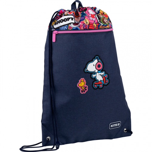Сумка для взуття з кишенею Kite Education Snoopy SN22-601M-1
