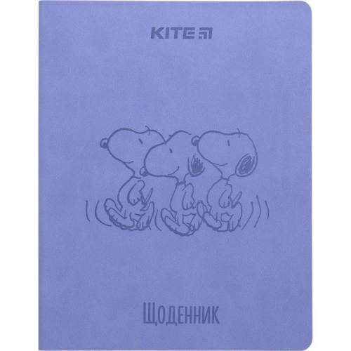 Дневник школьный Kite Peanuts Snoopy SN23-283, мягкая обложка, PU