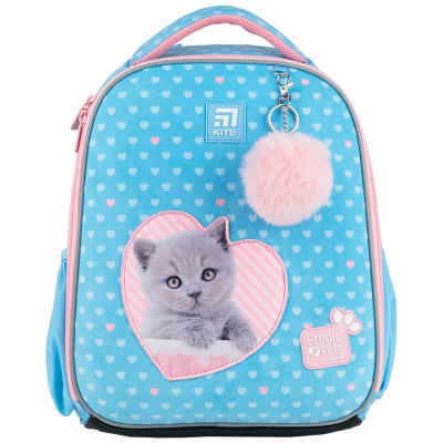 Шкільний набір Kite Studio Pets SET_SP24-555S-1 (рюкзак, пенал, сумка)