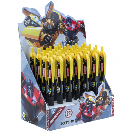 Ручка кулькова автоматична Kite Transformers TF21-039, синя
