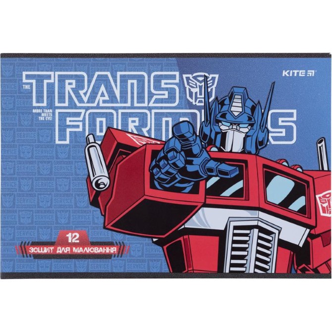 Тетрадь для рисования Kite Transformers TF21-241, 12 листов
