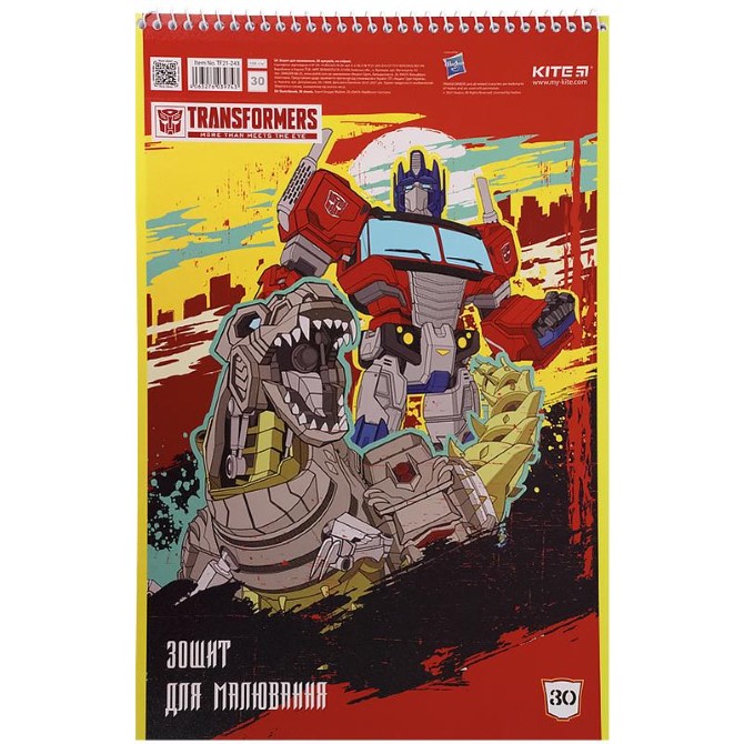 Зошит для малювання Transformers TF21-243, 30 аркушів