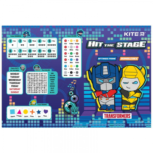 Подложка настольная Kite Transformers TF22-207