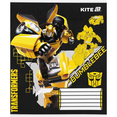 Зошит шкільний Kite Transformers TF25-235, 12 аркушів, коса лінія