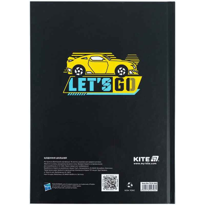 Дневник школьный Kite Transformers TF25-262, твёрдая обложка