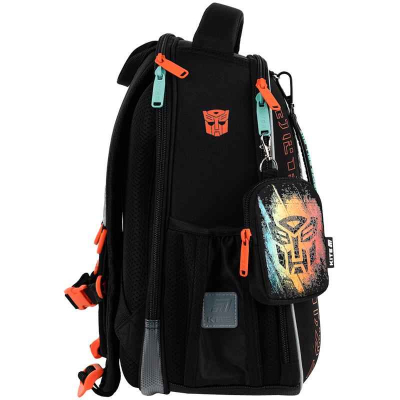 Бічний вигляд шкільного рюкзака Kite TF25-555S з місткою кишенею