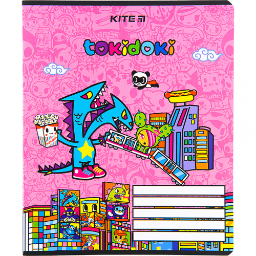 Зошит шкільний Kite tokidoki TK22-232, 12 аркушів, клітинка