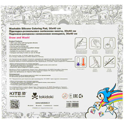 Подложка раскраска Kite tokidoki TK22-424