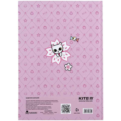 Щоденник шкільний Kite tokidoki TK24-262-1, тверда обкладинка