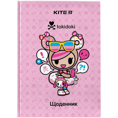 Щоденник шкільний Kite tokidoki TK24-262-1, тверда обкладинка