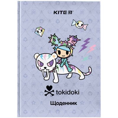Щоденник шкільний Kite tokidoki TK24-262-2, тверда обкладинка