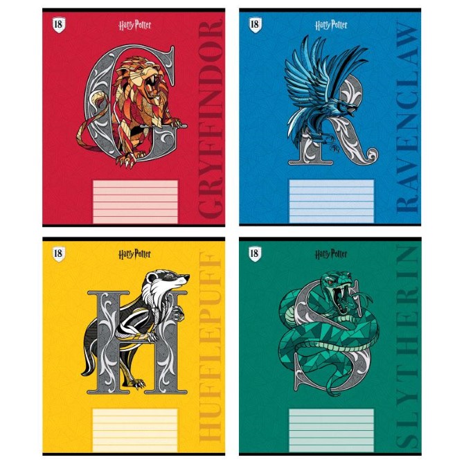 Зошит шкільний Kite Harry Potter HP21-237-2, 18 аркушів, лінія