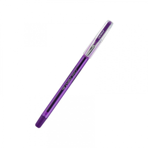 Ручка кулькова Unimax Fine Point Dlx. UX-111-11, фіолетова