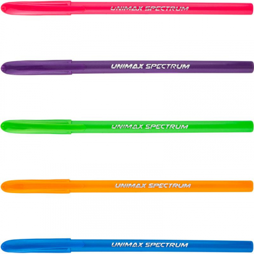 Ручка кулькова Unimax Spectrum Fashion ux-135-02, синя