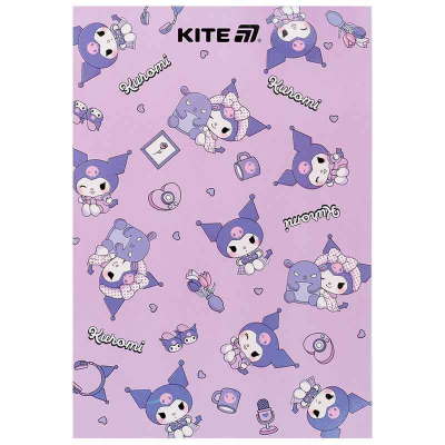 Блокнот-планшет Kite Kuromi HK25-194-1, A5, 50 аркушів, клітинка