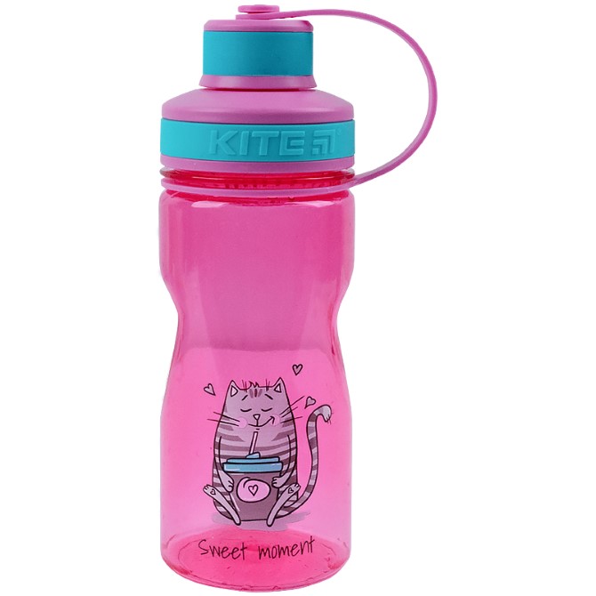 Пляшечка для води Kite Sweet moment K21-397-1, 500 мл, рожева