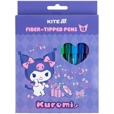 Фломастеры Kite Kuromi HK25-447-2, 12 цветов