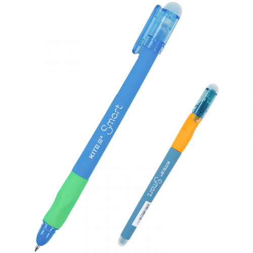 Ручка гелева "пиши-стирай" Kite Smart K21-098-02, синя