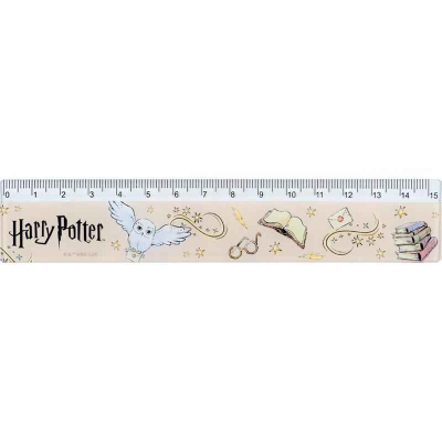 Линейка пластиковая Kite Harry Potter HP24-090, 15 см