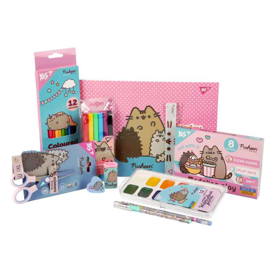 Набор канцелярии №5 YES Pusheen 450216, 11 предметов