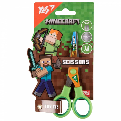 Ножницы Yes Minecraft с принтом на лезвии 480440, 13см